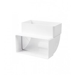 Vents Koljeno za ventilaciju 90 204x60mm PVC bijela 8282 Cene