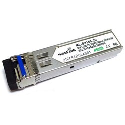 Maxlink 1.25G SFP optički modul, ML-S3155-20, WDM(BiDi), SM, Tx 1310/Rx1550nm, 20km, 1x LC konektor, DDM Cene