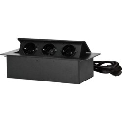 Orno Produžni kabel sa 3 x Schuko utičnice, ugradbena - OR-GM-9033(GS)/B Cene