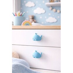 Wallity Balina 4 Light Blue Decorative Handle Set Cene
