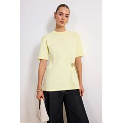 Trendyol Modest Ženska majica Tctss26Rt00003, Žuta Cene