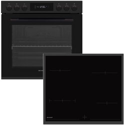 Sharp Ostrilni vgradni komplet pecice v mat K-72P19BNH-EU crni barvi Cene