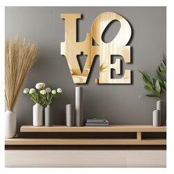 WALLXPERT dekorativno ogledalo Ozgl506 gold Cene