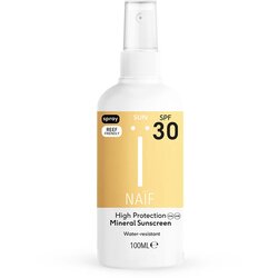 Naif Sun Mineral Sunscreen SPF 30 zaščitno pršilo za sončenje SPF 30 100 ml Cene