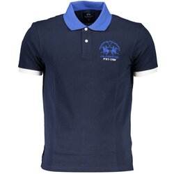 La Martina POLO SHORT SLEEVE MAN BLUE Cene