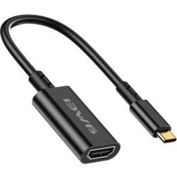 Awei ADAPTER CL-217T USB-C/HDMI ČRN KABEL 4K 30HZ ZA TV, (22007344) Cene