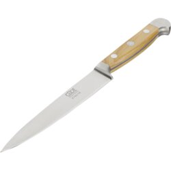 GÜDE alpha universal knife 16 cm olive wood Cene
