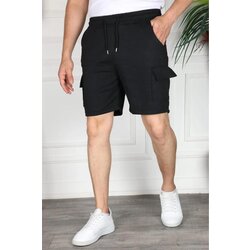 Dewberry S2999 CARGO POCKET MENS SHORT-BLACK Cene