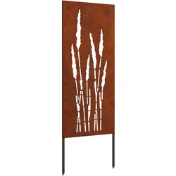  Privatnost u vrtu Cvjetni Rđa 50 x 140 cm Otporni čelik - Otporni čelik Trava 50 x 140 cm Cijene