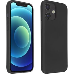 AVIZAR Ovitek za iPhone 12 Mini iz poltrdnega silikona z mehkim zakljuckom - crn, (20626627) Cene