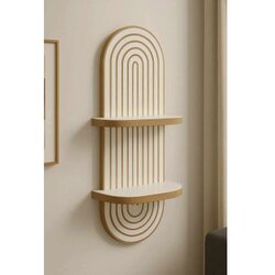 Hanah home Dekorativna zidna polica Artmtkwll2 White Cene