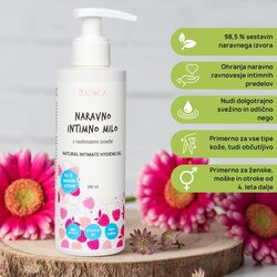 Malinca naravno intimno milo 200 ml Cene