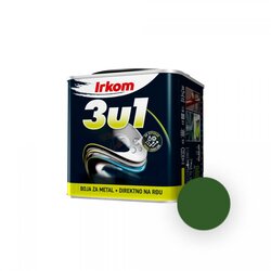 Irkom 3u1 svetlo zelena boja za metal ral 6002 1kg 87400010 Cene