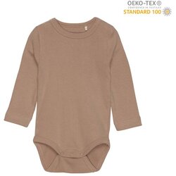 FIXONI - Bodi dugi rukav, Affogat, vel. 56 Cijene