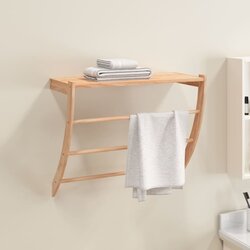 vidaXL Stalak za ručnike 60 x 25,5 x 49 cm od masivnog drva oraha Cijene