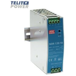 Mean Well LevelOne 48V DC Industrial Power Supply, 120W, DIN-Rail,-20 ~ +70 ℃ Cene