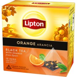 Lipton Črni čaj Orange - 20 Čajnih vrečk Cene
