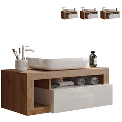LC Mobili Moderna kupaonska visea komoda s umivaonikom HAMBURG 439030K-S110 Cijene