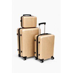 Set kofera R0286, 3 dijela, Šampanjac Cijene