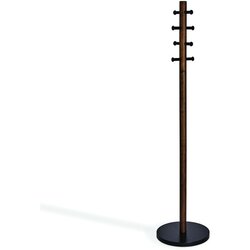 Umbra Črn obešalnik iz lesa kavčukovca Pillar - Umbra Cene