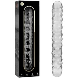 Ibiza Nebula Model 15 Dildo Borosilicate Glass 18.5x3cm Clear Cene
