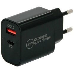 IWH usb punjač 30 w utičnica, unutrašnje područje broj izlaza: 2 x usb 3.0, usb-c® utičnica (power delivery) Cene