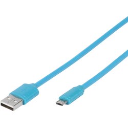 Vivanco kabl USB 2.0 A/microB Blue 1m 35817 kabal Cene