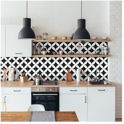 Ambiance Komplet 60 stenskih nalepk Wall Decal Cement Tiles Aniello, 15 x 15 cm Cene