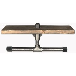 Woody Fashion Boruraf030 BlackWalnut Pipe Shelf Cene