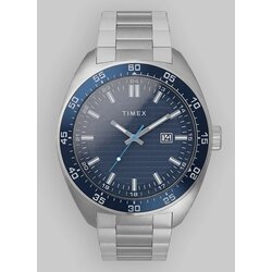 Timex Weston 3-Hand Case And Bracelet Watch blue dial Cene