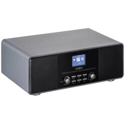Reflexion HRA19DAB/GR desktop radio DAB+ (1012), DAB (1013), UKW (1014) #####MP3, CD, DAB+, Bluetooth®, AUX, UKW uklj. daljinski upravljač, uklj. kutija zvučnika, funkcija alarma siva Cene