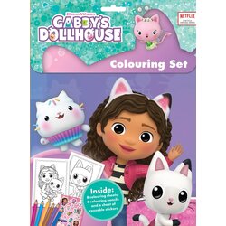 Gabby's Dollhouse Slikovnica set za bojanje s bojicama Cene