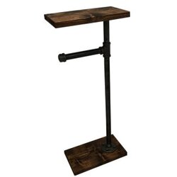 Woody Fashion Boruraf178 walnutblack pipe hook Cene