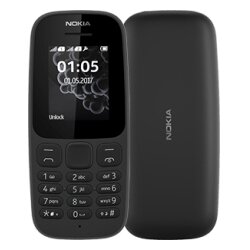 Nokia Telefon mobilni , 1.77" zaslon, Single SIM, FM radio - 105 SS EU, Crni Cene