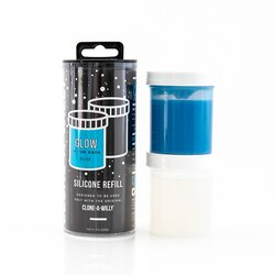 Clone-A-Willy Plavo silikonsko punilo za komplet, Glow in the Dark Cene