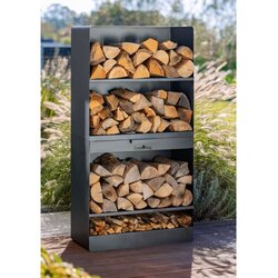 COOKKING Stojalo za drva VENTO, 150x80x30cm Cene