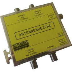 Wittenberg Antennen 4 in 1 antenska skretnica ukw, DAB+, UHF, sat Cene