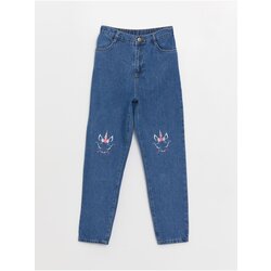 LC Waikiki Mom Fit Embroidered Girl Jeans Cene