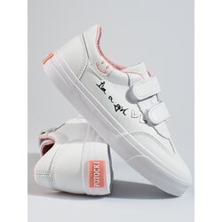 W. POTOCKI Velcro sports shoes for girls Potocki white Cene