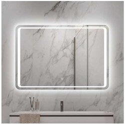 S6_Steklarstvo_sest S6 STEKLARSTVO ŠEST LED ogledalo S64D, 80x60cm, LED kopalniško ogledalo Cene