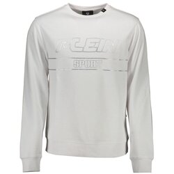 Plein Sport SWEATSHIRT WITHOUT ZIP MAN WHITE Cene