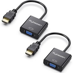 DigitConvert 2x HDMI na VGA adapter, črn Cene