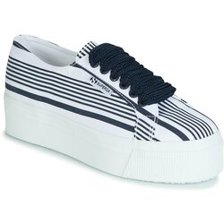 Superga ženske Nizke superge 2790 COT MULTI STRIPE W Bela Cene