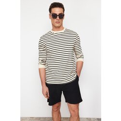 Trendyol black regular/normal cut textured thick shorts Cene