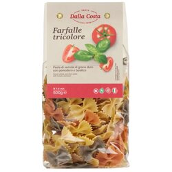 Dalla Costa Tjestenina od durum pÅ¡enice s paradajzom i bosiljkom â Farfalle 500g Cene
