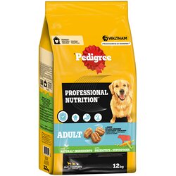 Pedigree Professional Nutrition Adult z govedino in zelenjavo - Varčno pakiranje: 2 x 12 kg Cene