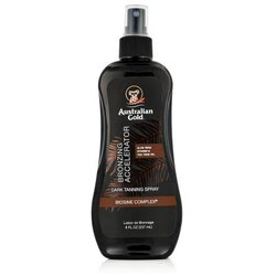 Australian Gold Bronzing Accelerator Dark Tanning Spray zaščita pred soncem za telo 237 ml Cene