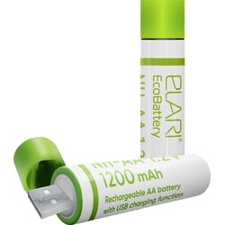 Elari Eco-Battery mignon (aa)-akumulator NiMH 1200 mAh 1.2 V 2 kos, (20431116) Cene