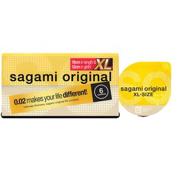 Sagami Original 0,02 XL - kondom - 61mm (6 kosov) Cene