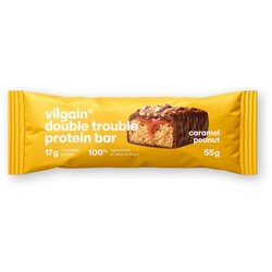 Vilgain Double Trouble proteinska ploščica - arašidi s slano karamelo Cene